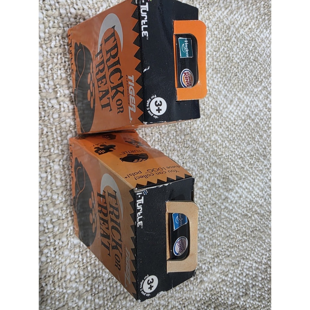 Brand New RARE 2008 Burger King I-TURTLE "Trick or Treat" Complete Set of 2 - Picture 8 of 8